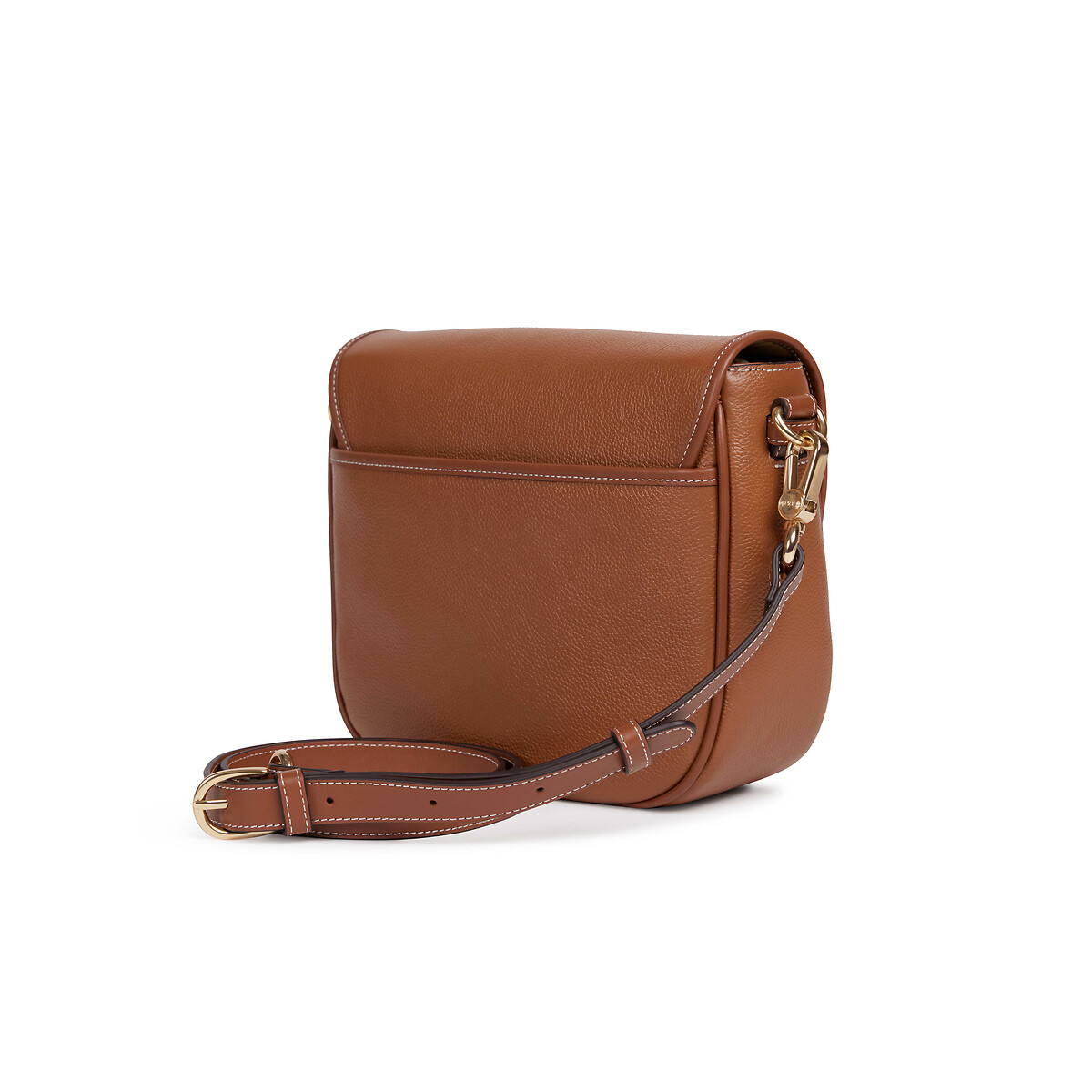 NAT & NIN<br>Bolsa de mão com aba, em couro OLIVIA