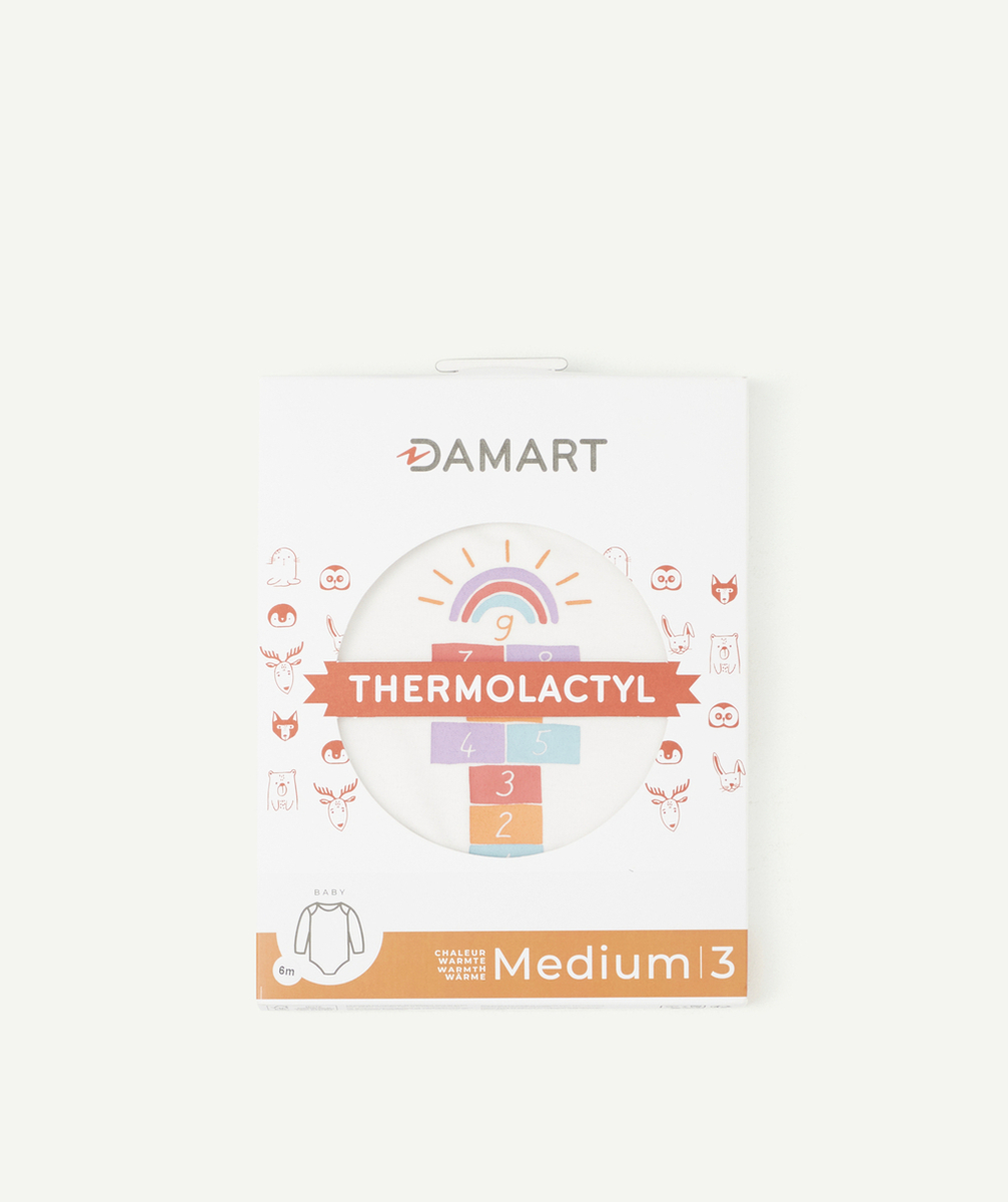 DAMARTBODY BLANC THERMOLACTYL 3 IMPRIMÉ