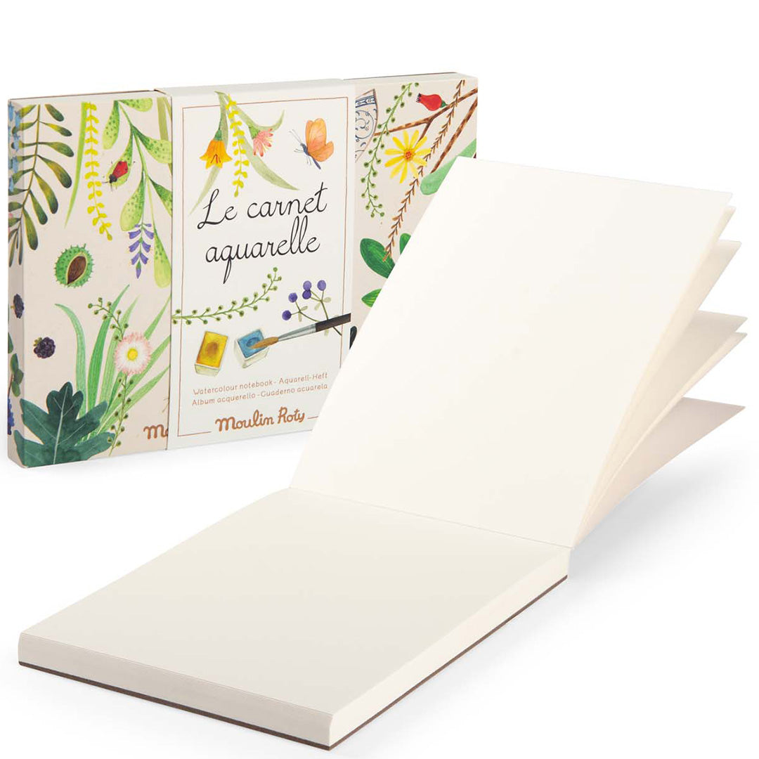 Moulin roty aquarel tekenboek le jardin