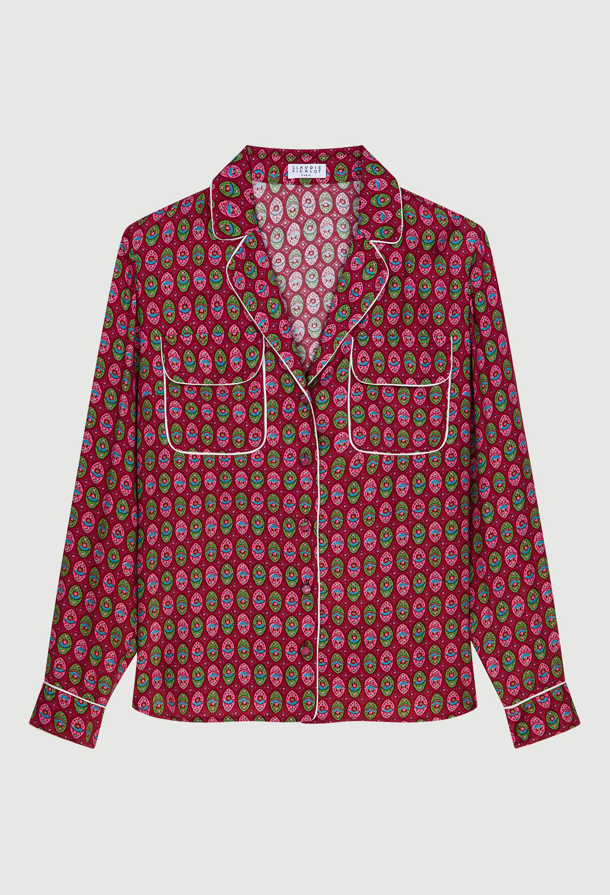 Blouse &agrave; motifs