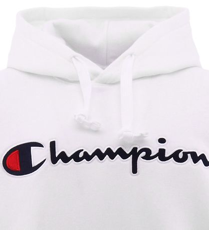Champion Fashion Kapuzenpullover - Weiß mit Logo