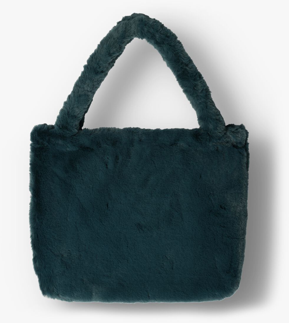 STUDIO NOOS groene studio noos shopper faux fur mom-bag