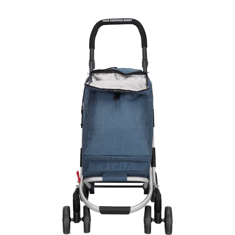Beagles Shop&Go Boodschappentrolley 4-Wielen Blauw