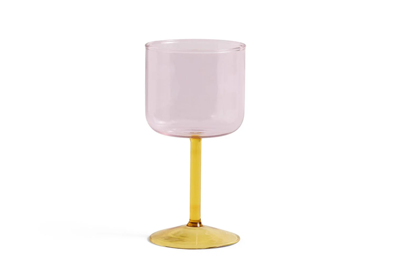 HAY  Tint vinglas, sæt af 2  - Pink and yellow