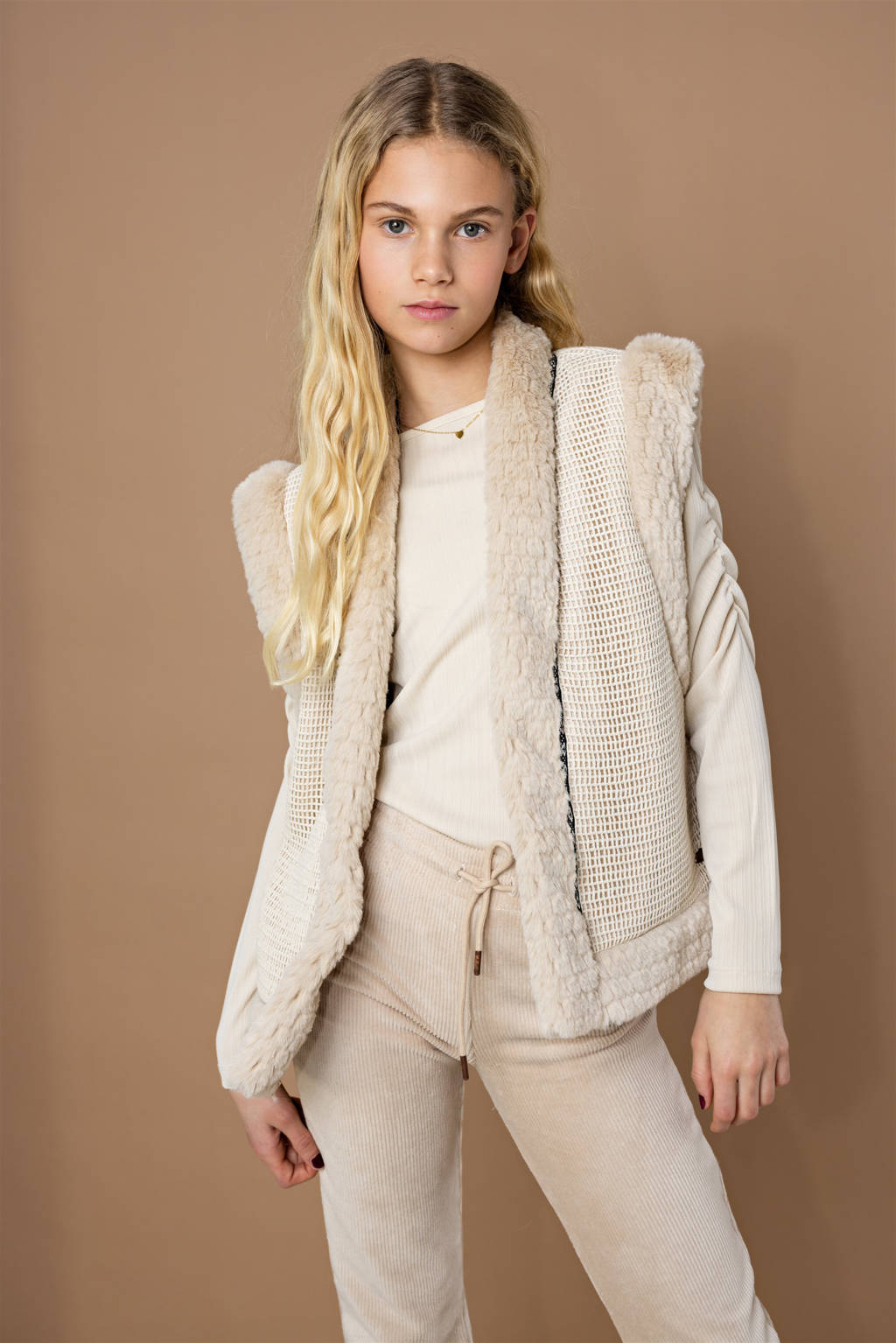 NoBell’ gilet Kiddy ivoor