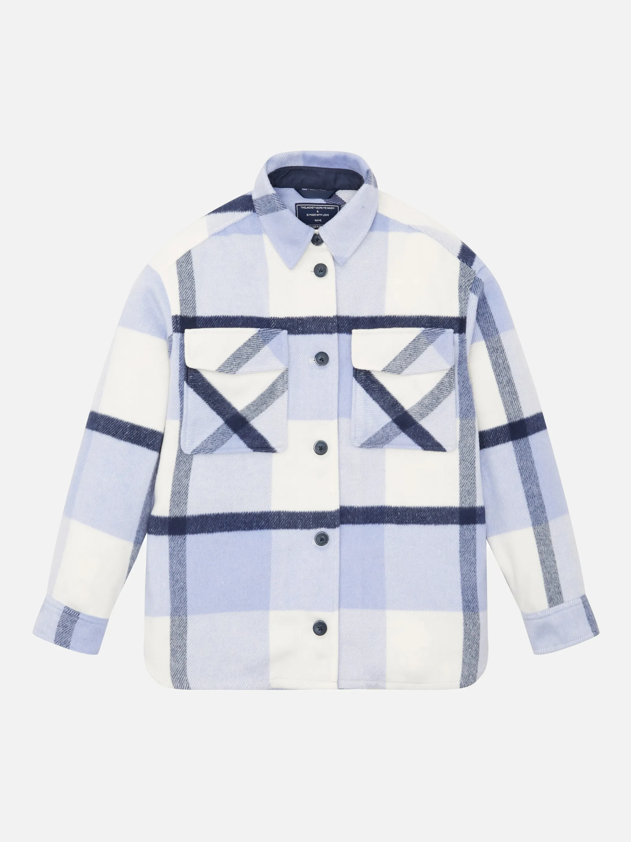 Mädchen Overshirt aus weichem Flanell