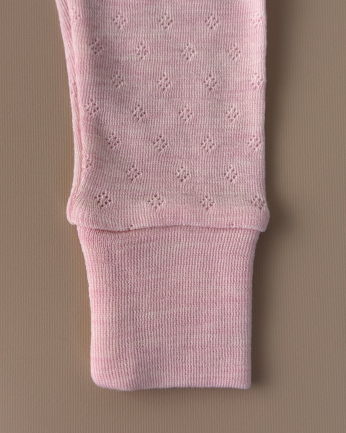 Ullbukse m/ dobbelt liv – 100% Merino, Pointelle | Ullongs