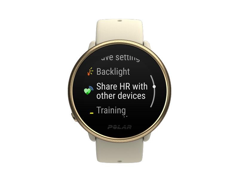 POLAR GPS-Sportuhr Ignite 2 S-L Beige/Gold GPS-Fitnessuhr