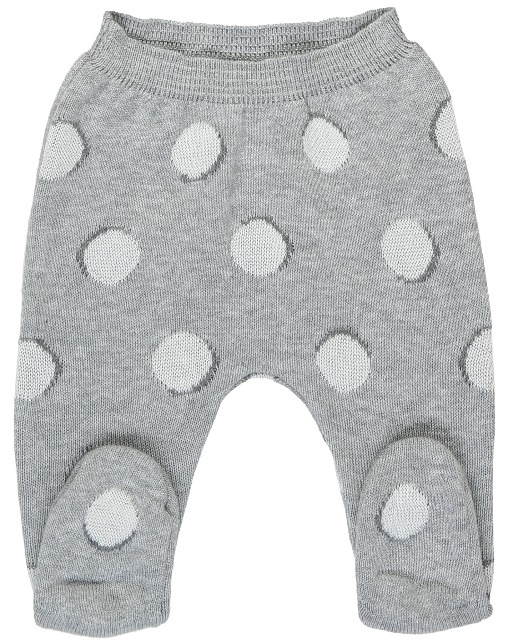 Strickpullover BUNNY 3-teilig in grau meliert