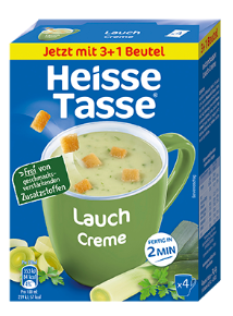 Erasco 36x Heisse Tasse Lauch Creme á 19,6g=705,6g MHD:28.5.26