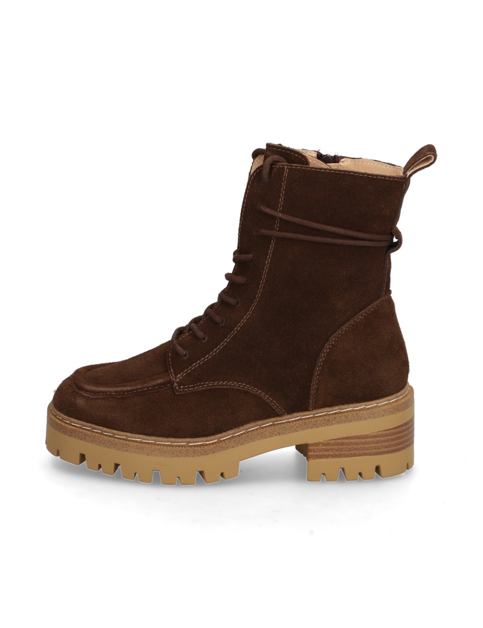 Veloursleder Schnürboot