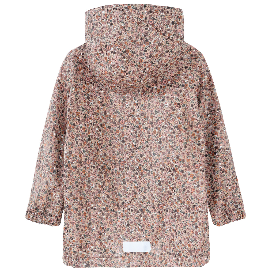 Topolino Mädchen Regenjacken mit Blümchen-Allover beige