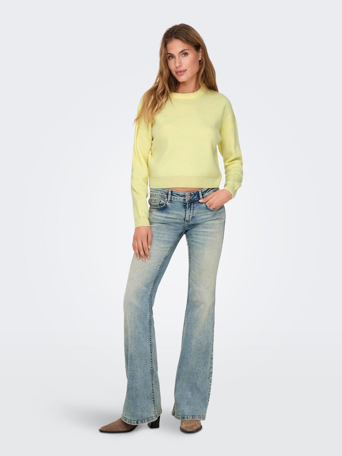 ONLBETTY Strickpullover Wax Yellow