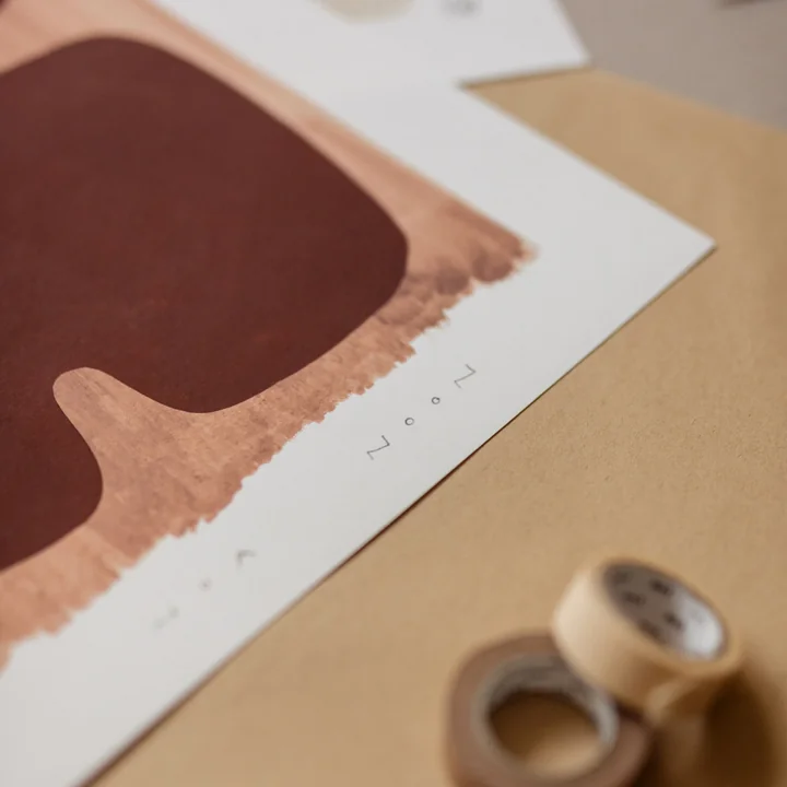 The Poster Club - Earth Pigments von Noa Noon Gammelgaard, 50 x 70 cm