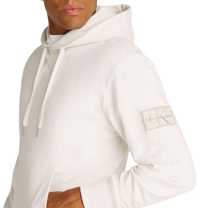 Calvin Klein Monologo Badge Hoodie Heren