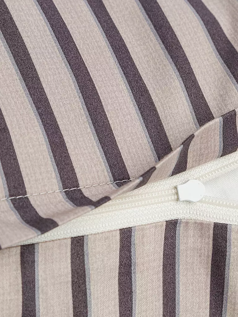 JOOP Satin Bettwäsche DIVIDED 70x90cm / 200x200cm Blush hellgrau