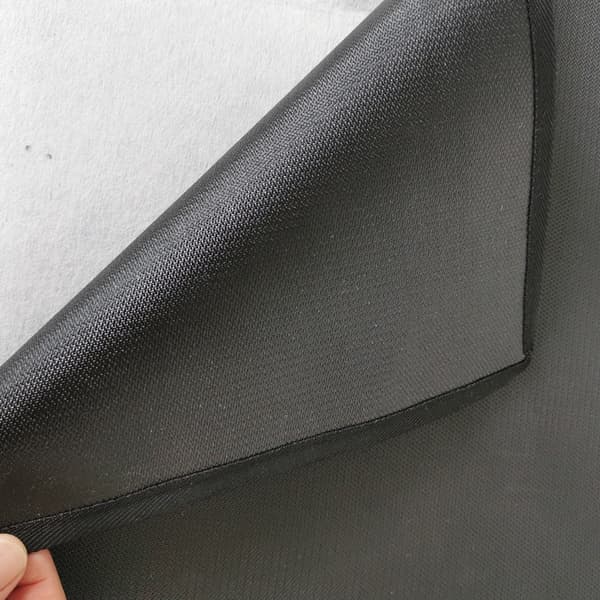Branngroppematte - 36 tommer rund (91 cm) - Svart
