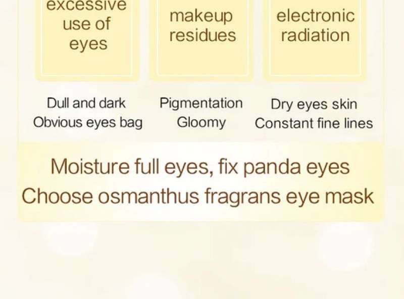 UNIFON - Flowers Bloom Osmanthus Oogmasker