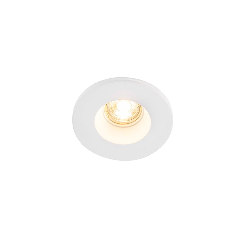 Set van 6 Inbouwspot wit 13 cm rond - Gypsy Stucco