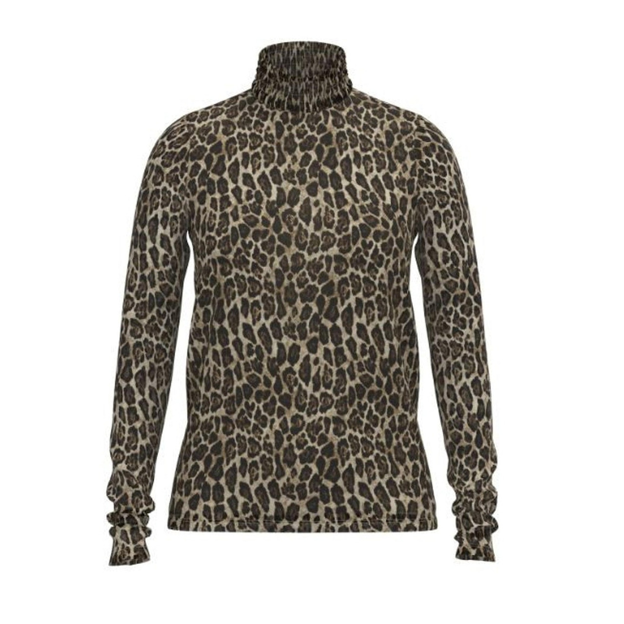 Vila VIVOLETTIS LEO HIGH NECK L/S T