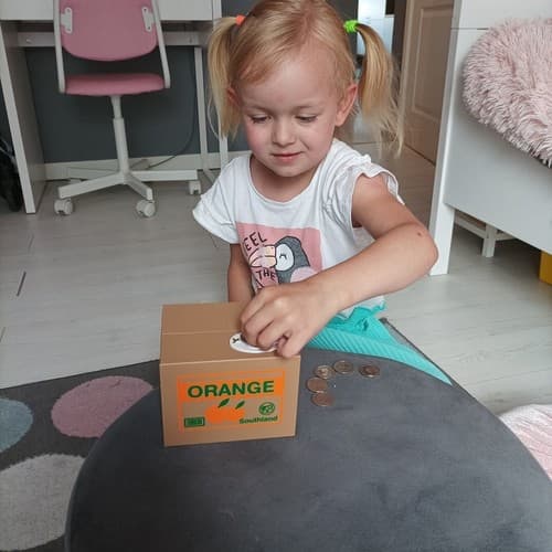 Batteridrevet sparegris - kattunge 22468