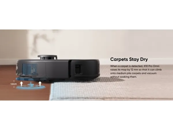 Eufy X10 Pro Omni, Sort, Rund, 2,5 L, 3 L, 113,5 mm, 327 mm