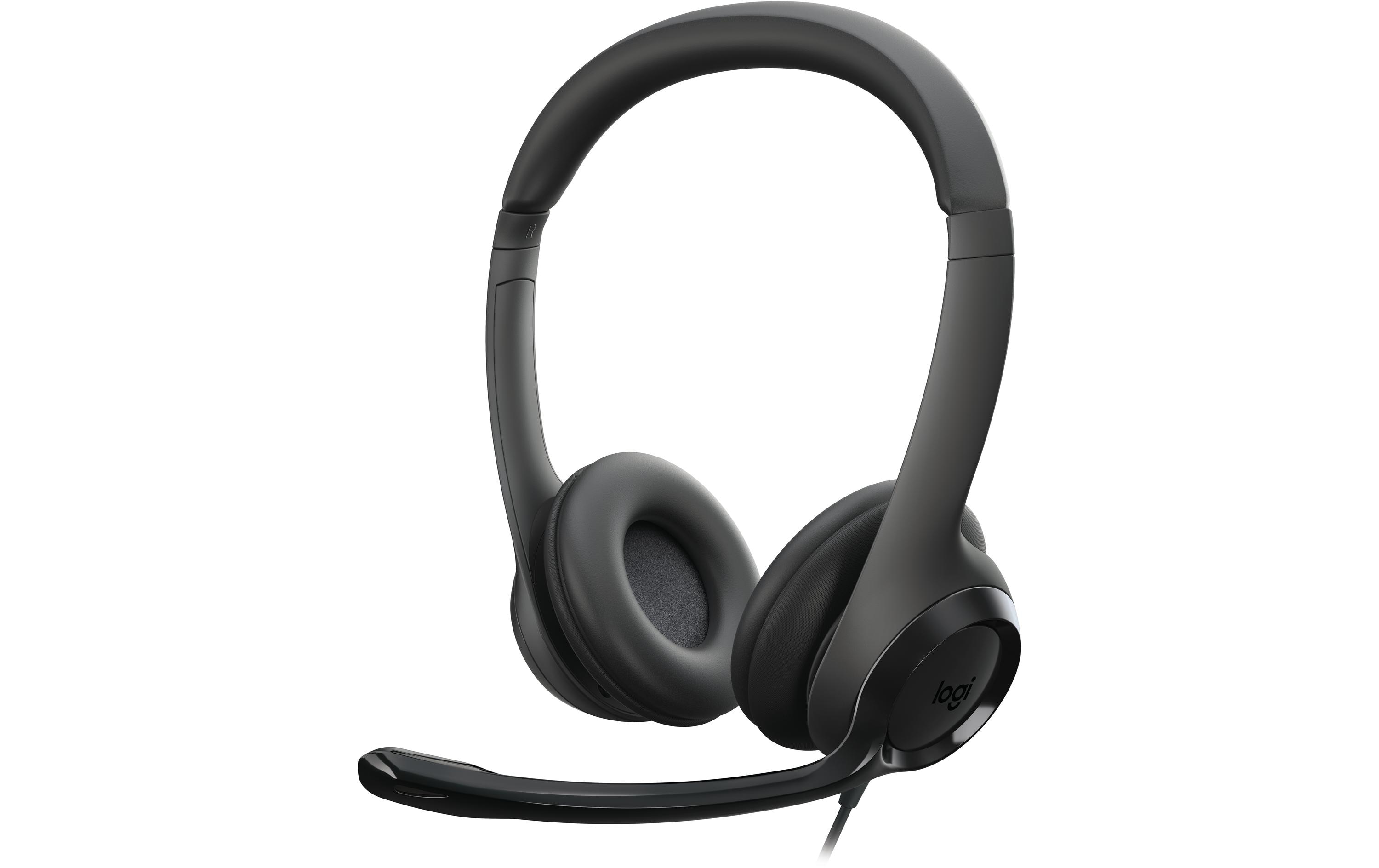 Headset H390 USB StereoUSB-A Computer-Headset mit kristallklarem Audio und praktischen Bedienelementen am Kabel