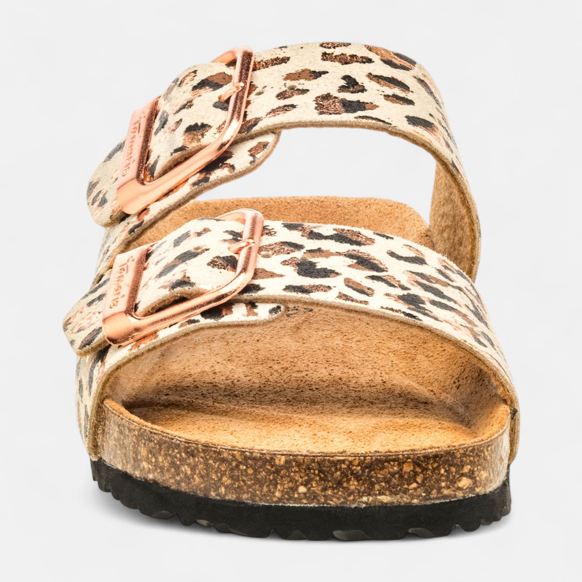 Mules semelle liège Femme beige