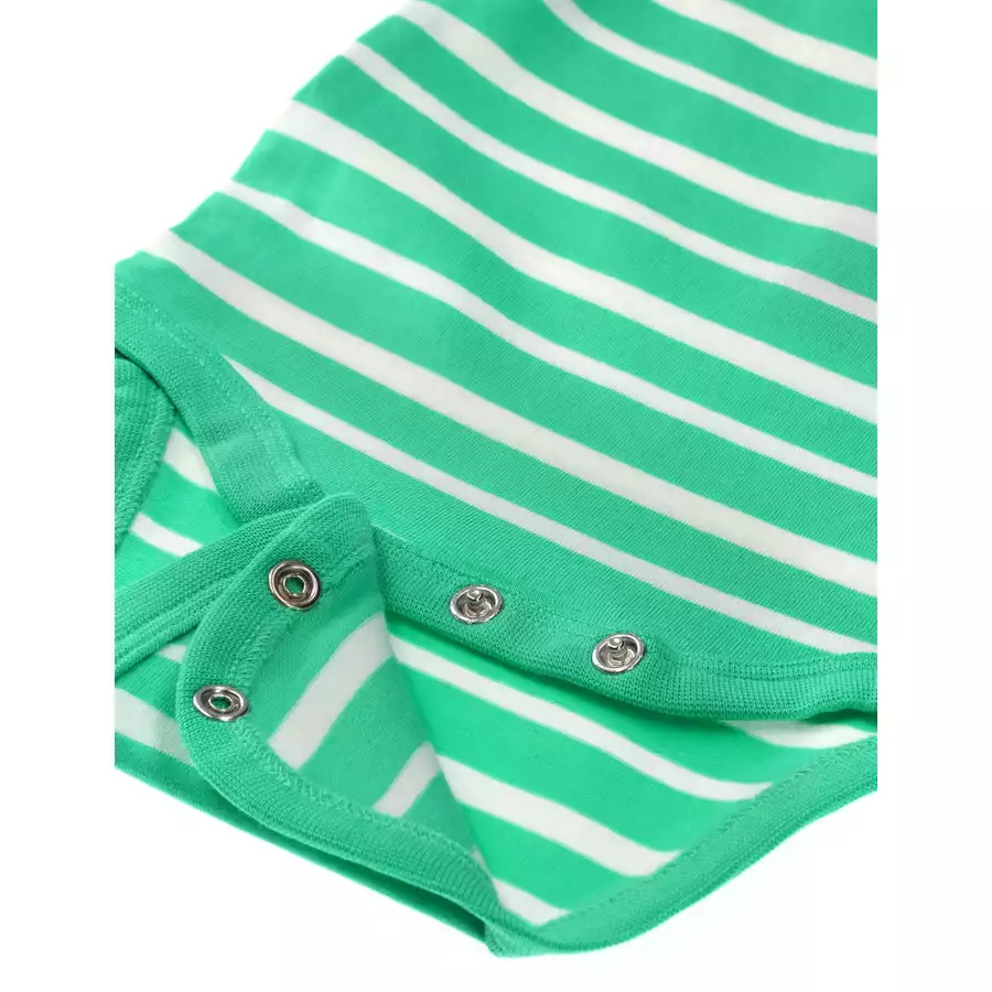 Villervalla Body Langarm Stripes kaktus