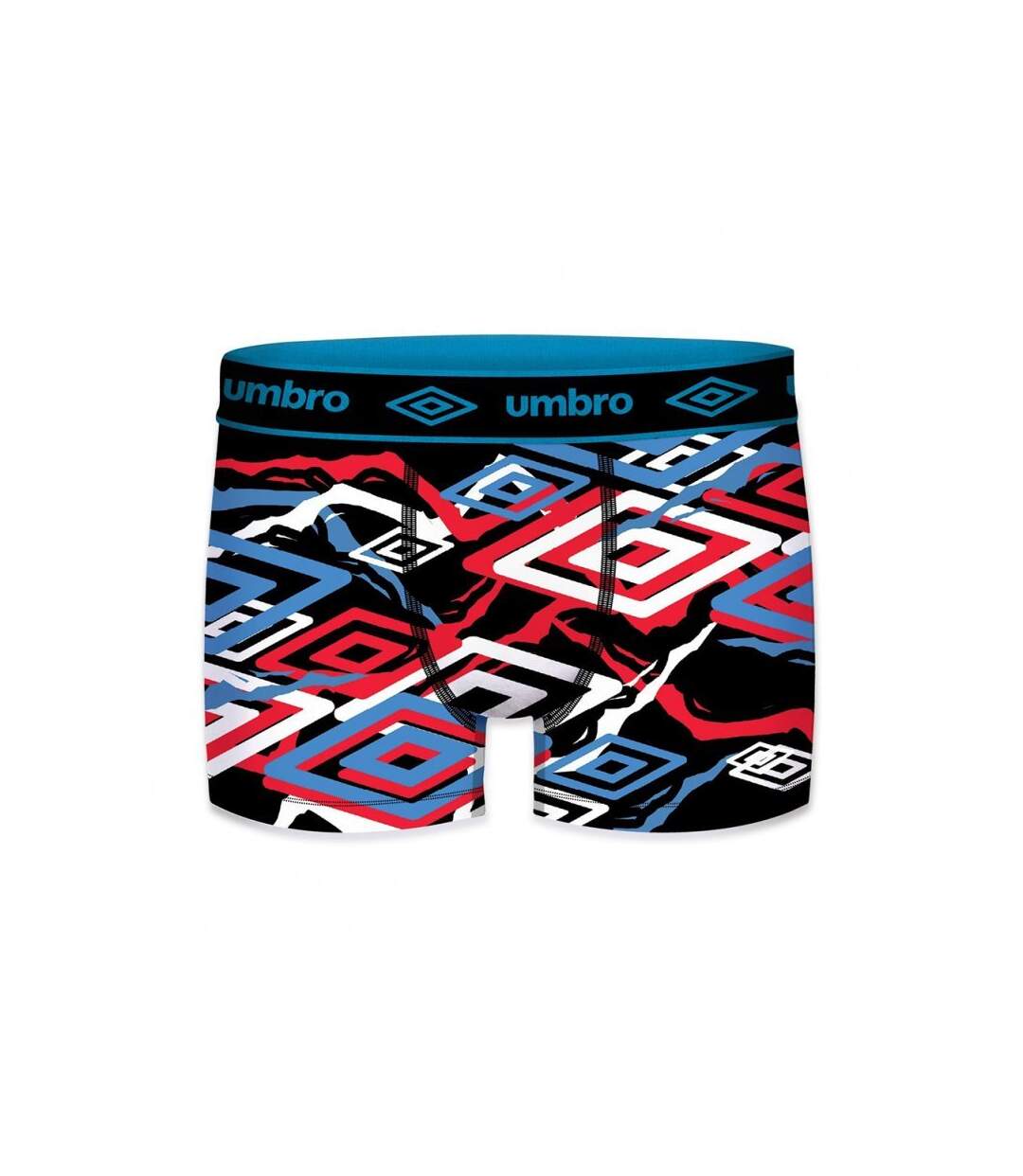 UMBRO Boxer Homme Microfibre SUBASS2 Noir Bleu