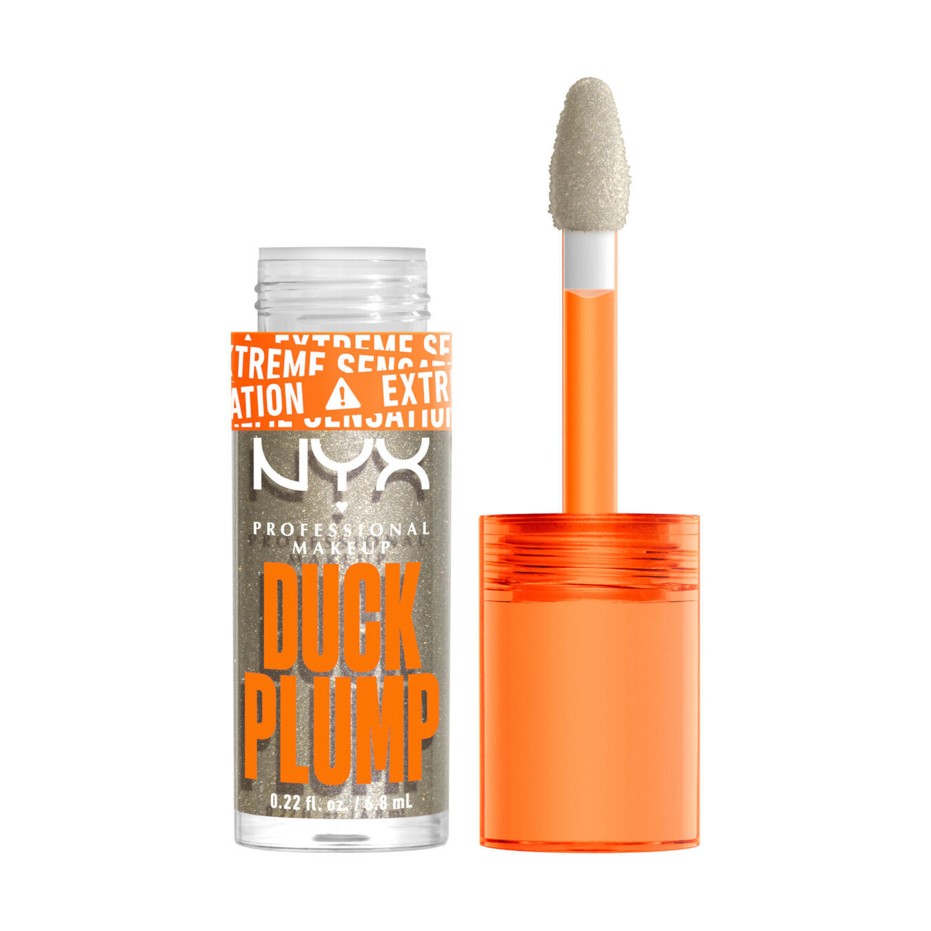NYX Professional Makeup Duck Plump Lipgloss20 QUAZY SILVER