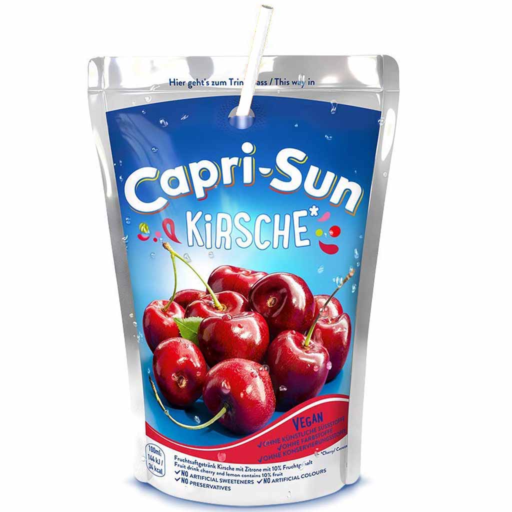 10x Capri-Sun Kirsche á 200ml=2L MHD:31.10.25