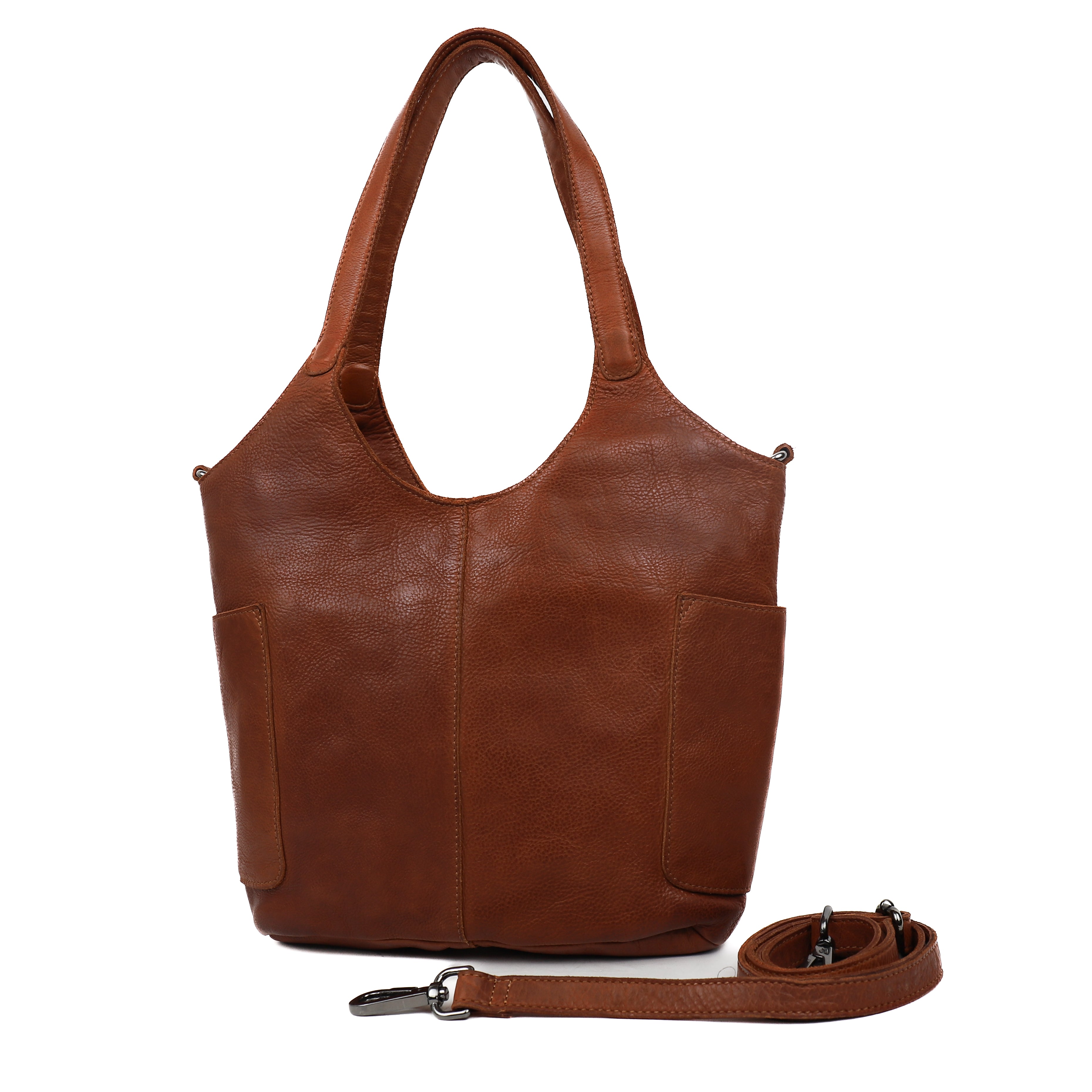 Hand-/schoudertas 'Diede' cognac Cognac