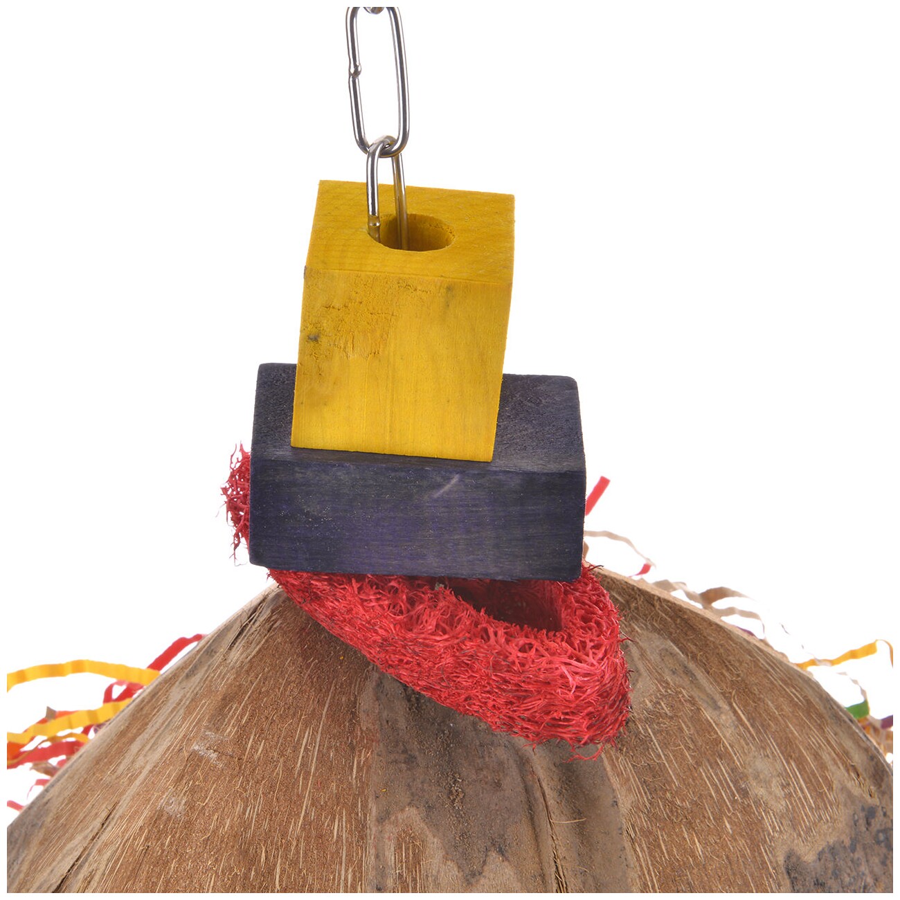 HappyBird Papageienspielzeug Coconut Fun I