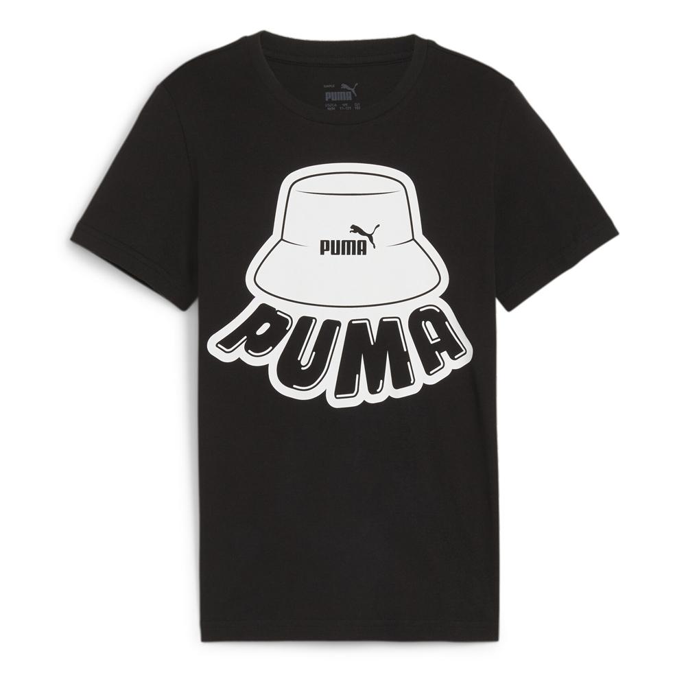 Puma T-shirt Noir Garçon Puma Mid 90s