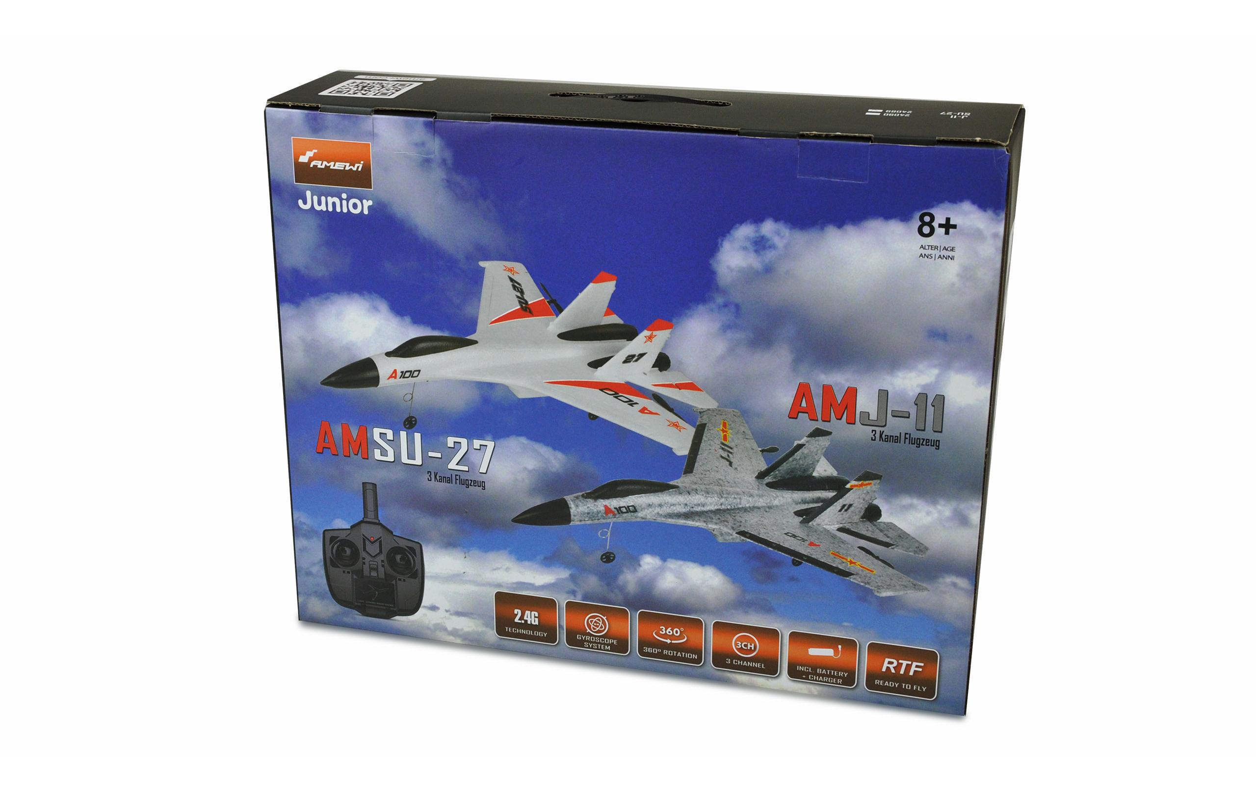 Flugzeug J-11 3-Kanal mit Gyro RTF2 Motoriges Einsteiger Flugzeug im Design eines Shenyang J-11 Jet's
