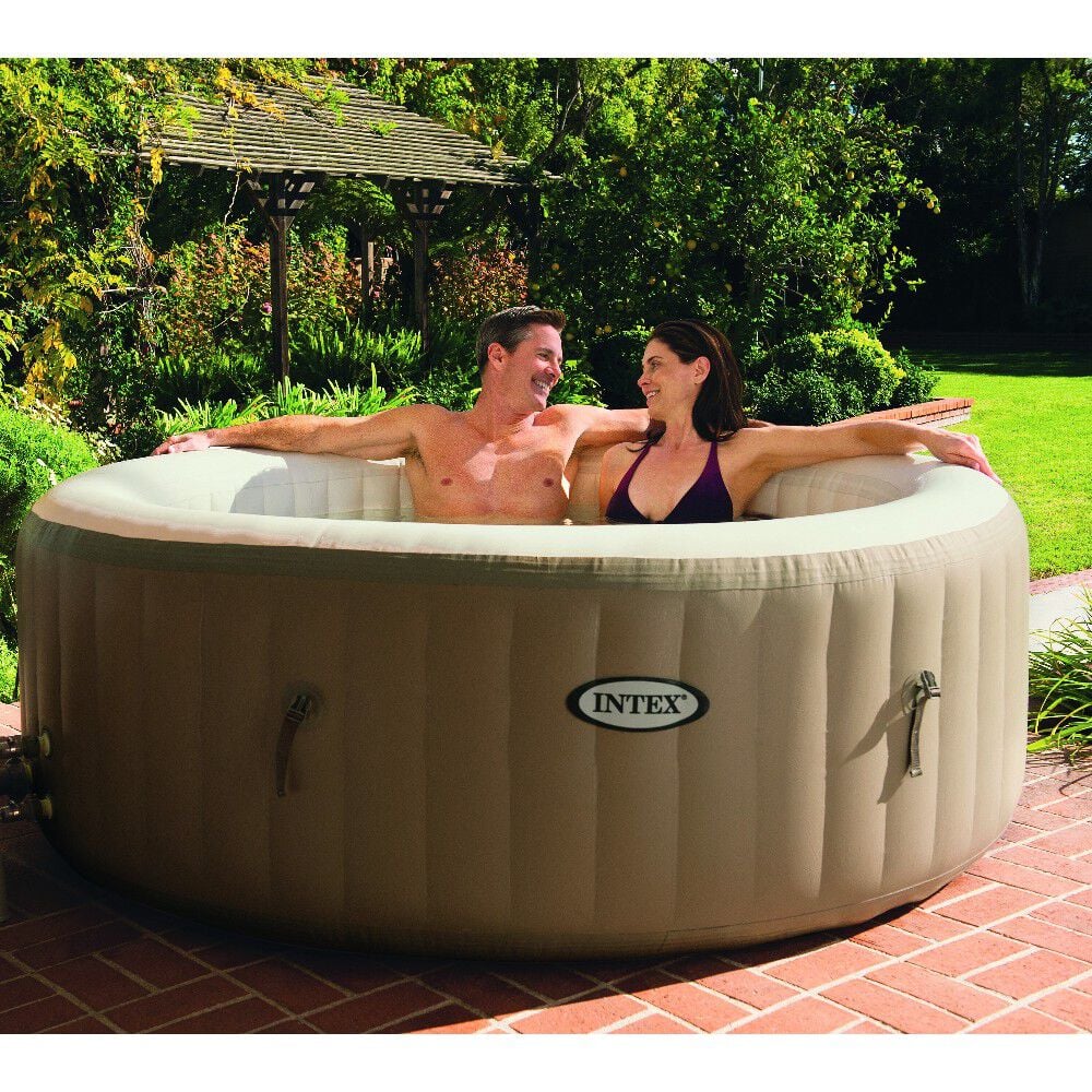 Spa gonflable lumineux à bulles Pure Spa Intex 4 places