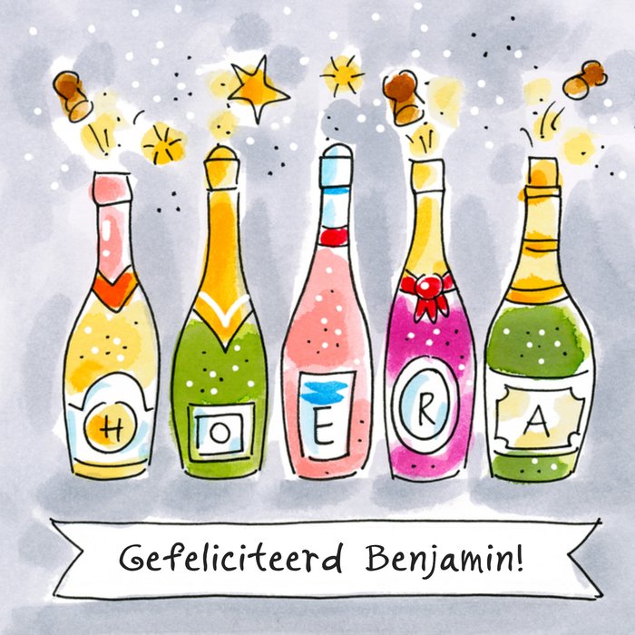 Blond Amsterdam | Verjaardagskaart | Hoera