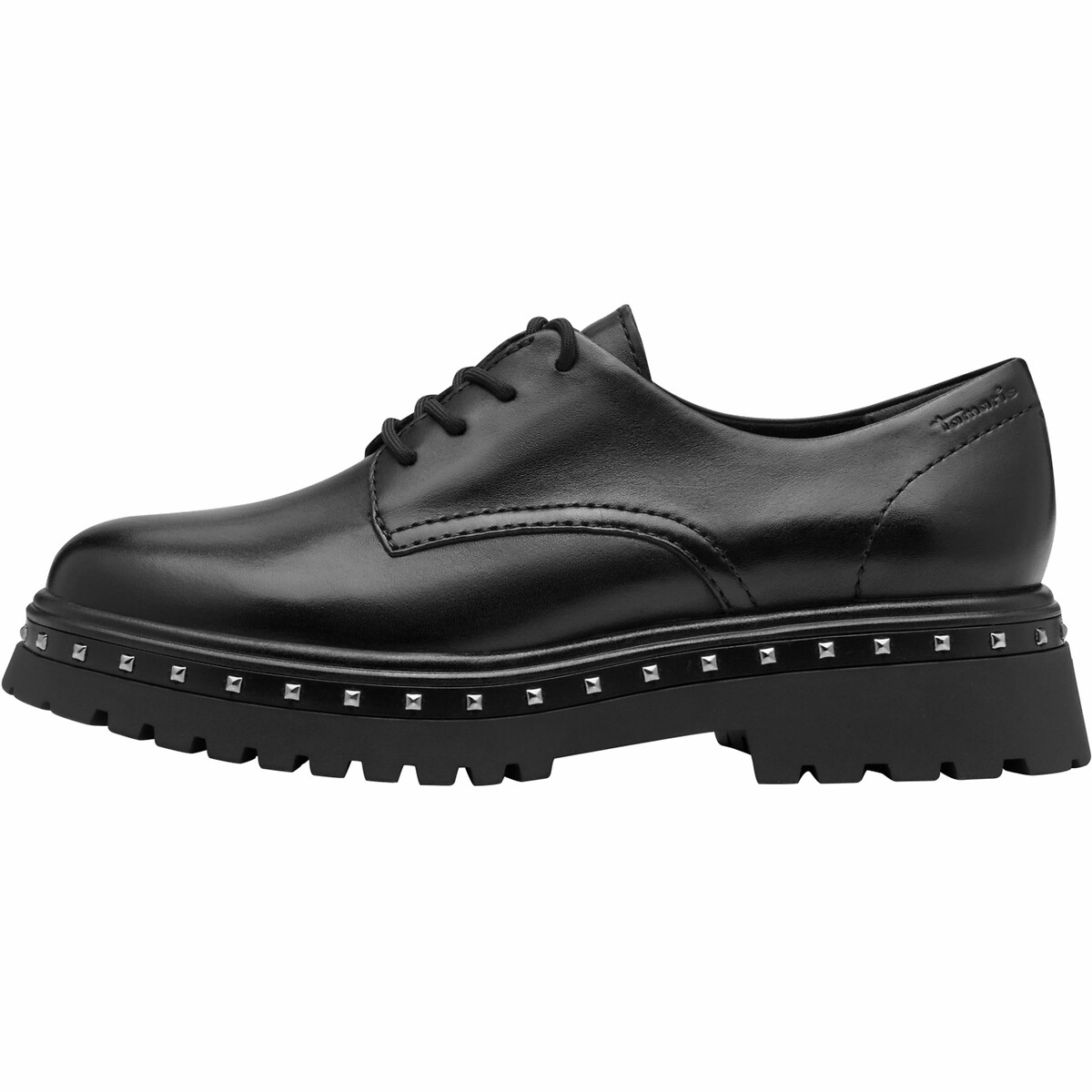TAMARIS<br>Sapatos Derby com tachas de couro
