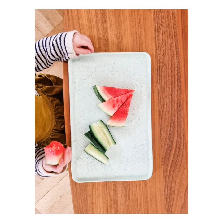 Hevea Set de table en caoutchouc naturel | Vert Menthe