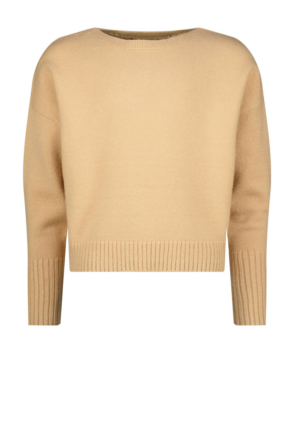 Raizzed gebreide trui beige