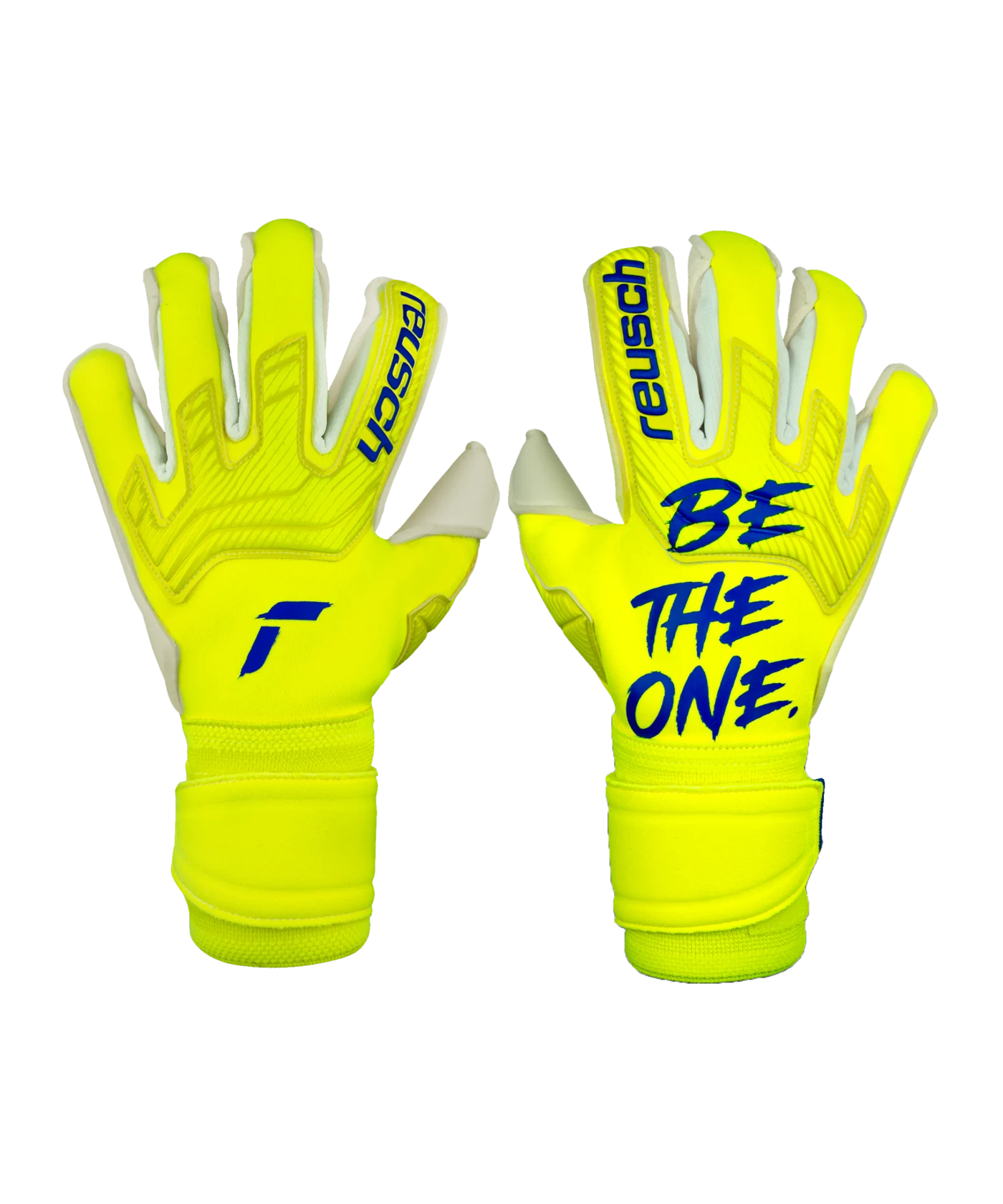 Reusch Attrakt Freegel Gold X Alpha TW-Handschuhe Gelb Blau F2001