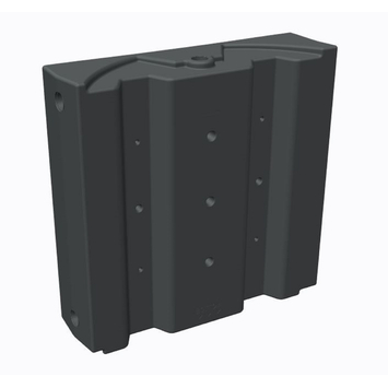 Rainblock regenton zwart kunststof 165 L - 2 stuks