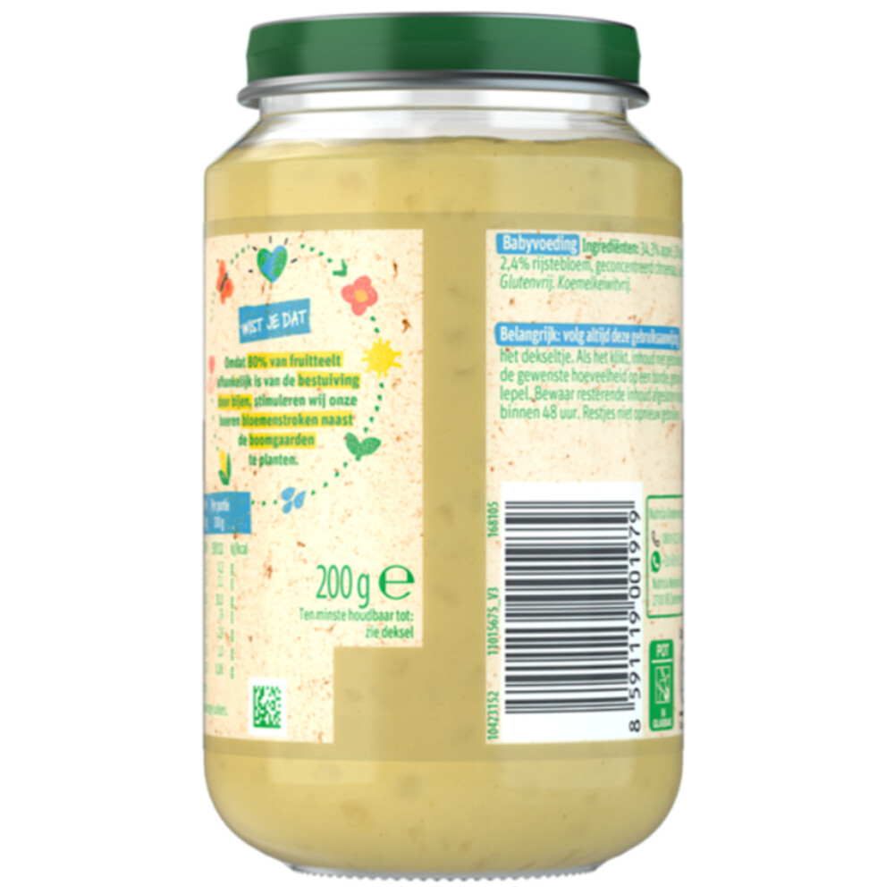 6x Olvarit Fruithapje 8m Appel Banaan Peer200 gr