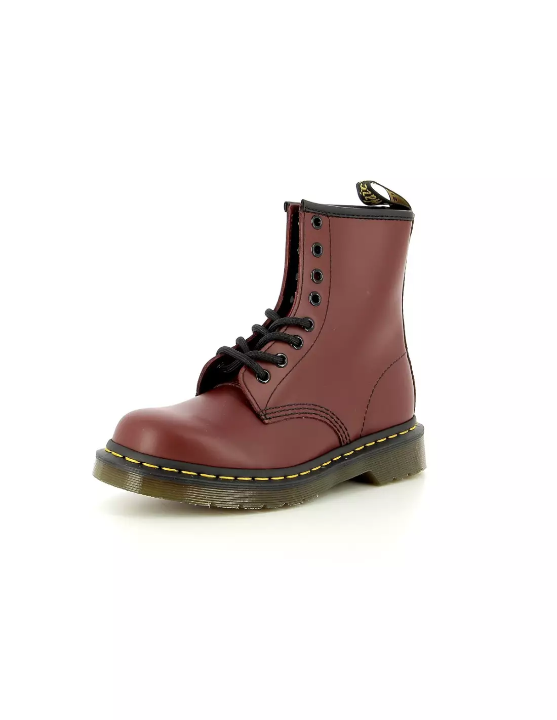 DR MARTENS 1460 SMOOTH - Boots & bottines Bordeaux