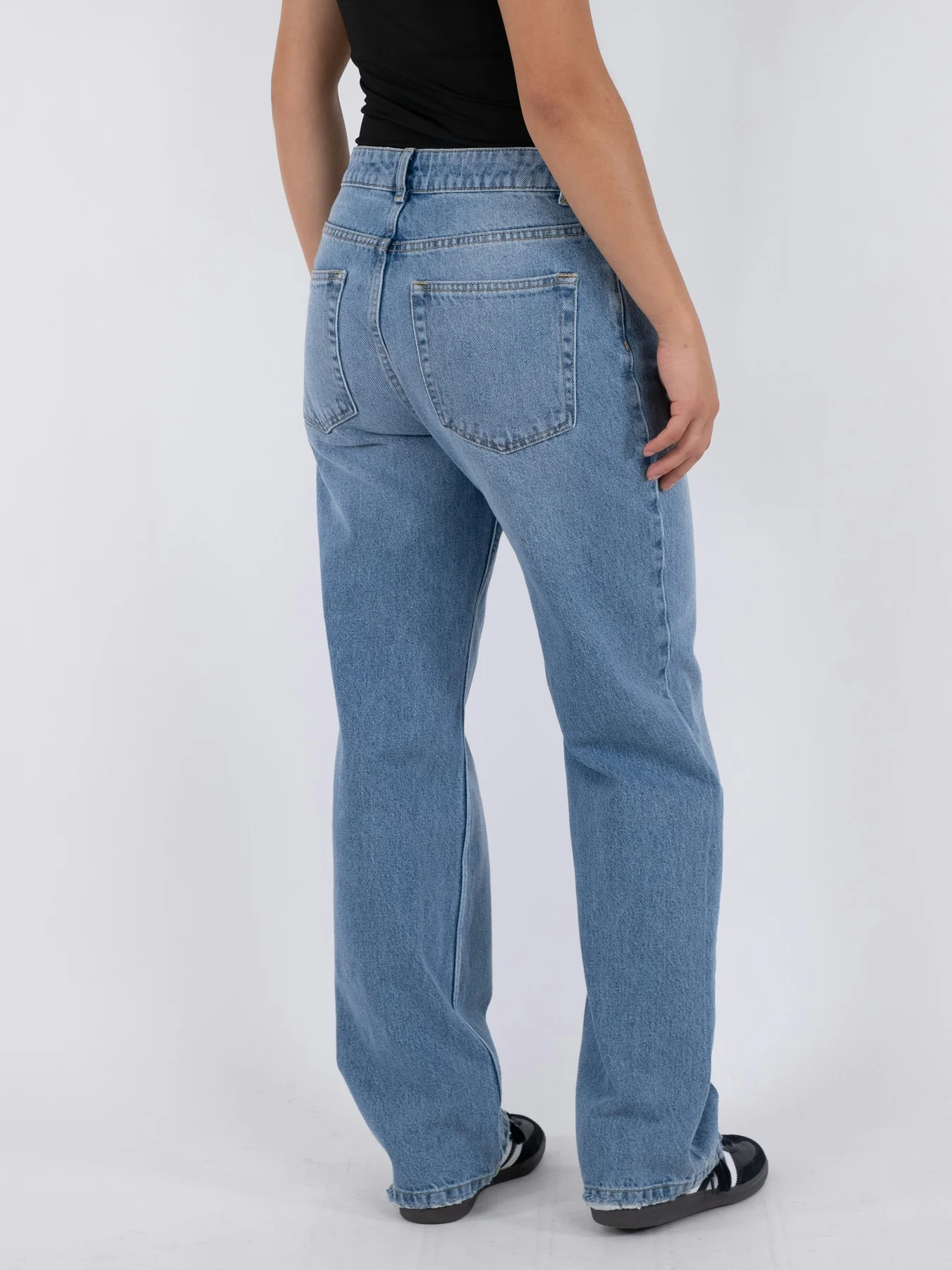 Neo Noir Simona D Pants stonewash