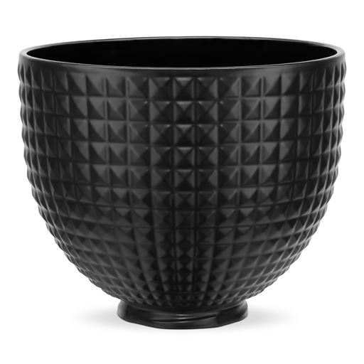 KitchenAid Standmixer Røreskål, Black Studded, 4,7 L