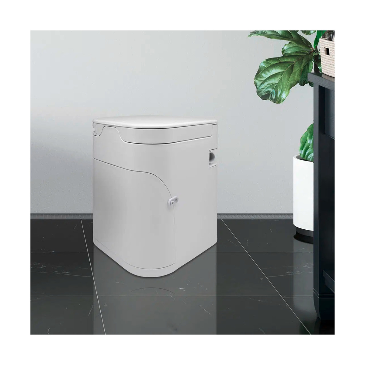 OGO Trenntoilette Kompakte Komposttoilette mit elektrischem Rührwerk