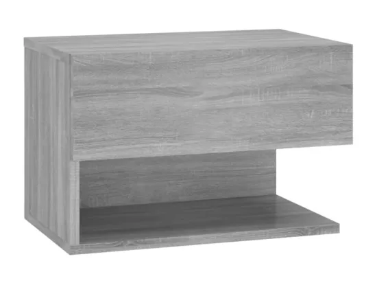 Table de chevet murale Sonoma gris