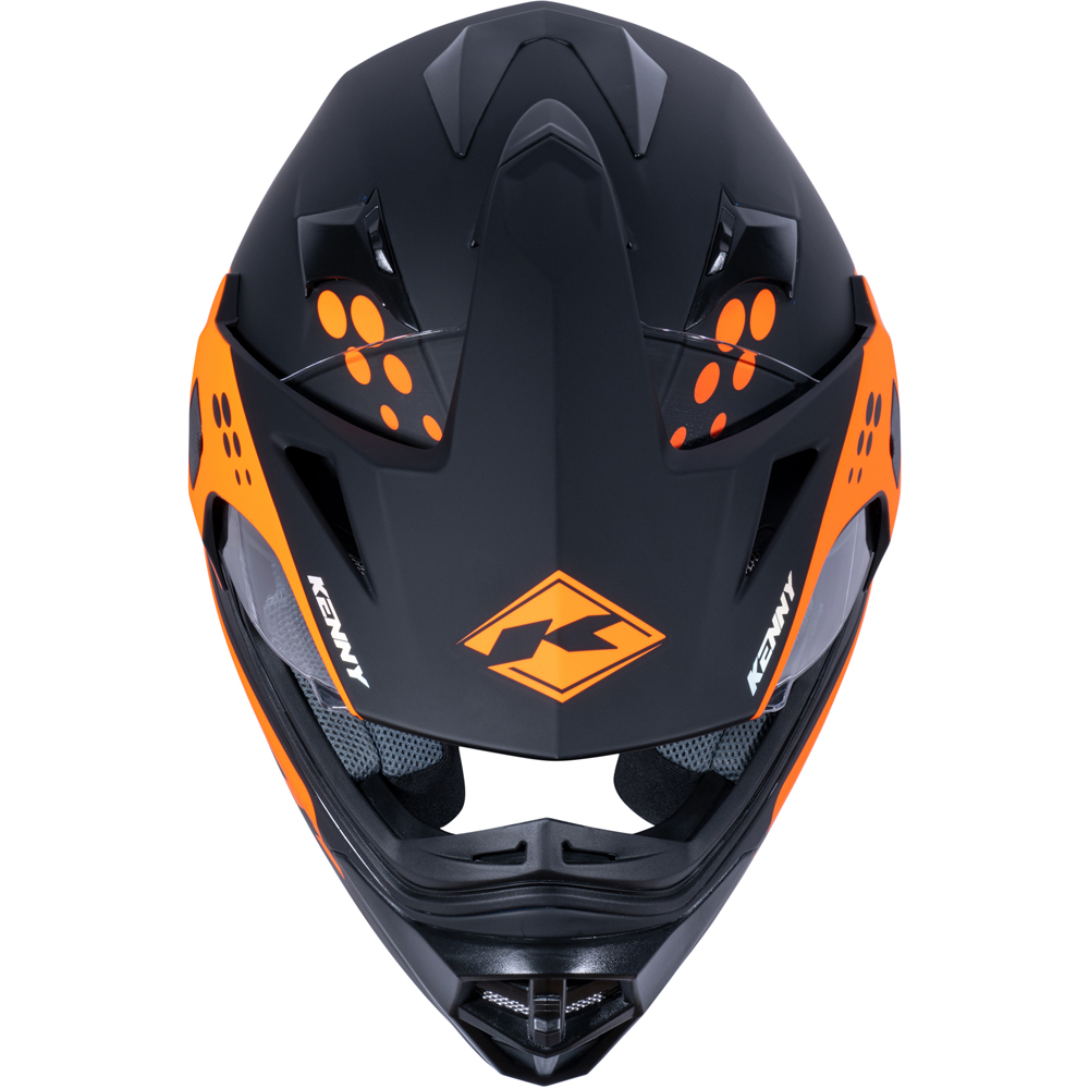 Kenny - Casque Extreme Graphic - 2024 Noir Mat / Orange Mat